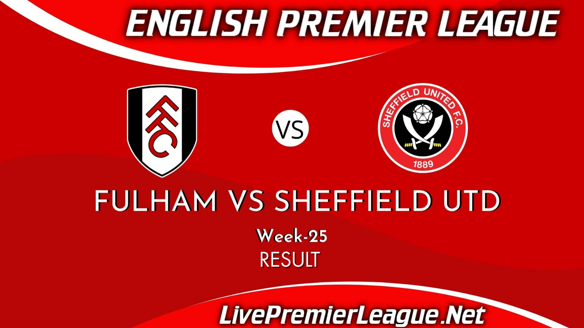 Fulham Vs Sheffield United | Result 2021 EPL Week 25