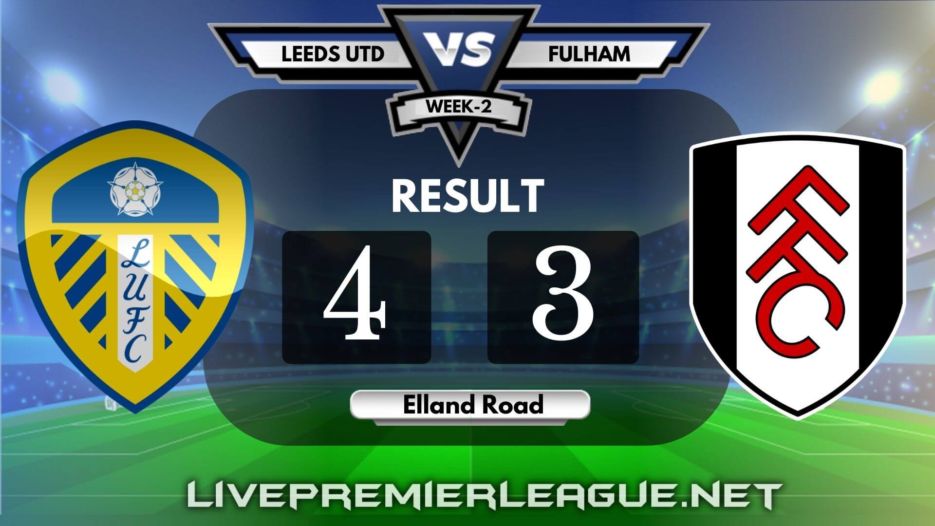 Leeds United Vs Fulham | Week 2 Result 2020