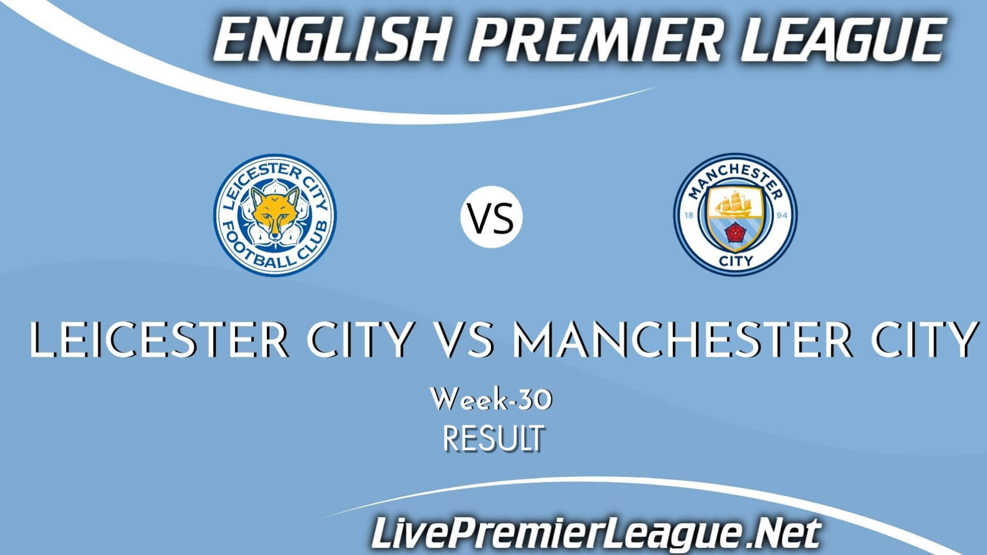 Leicester City Vs Manchester City | Week 30 Result 2021 EPL