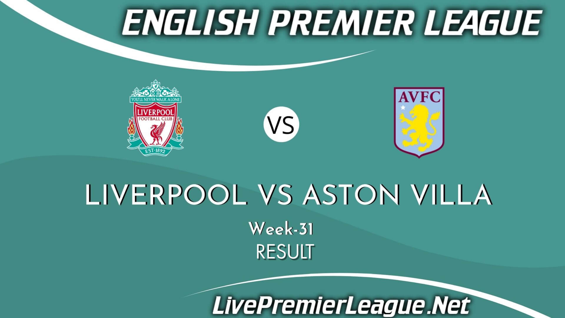 Liverpool Vs Aston Villa Result 2021 | EPL Week 31