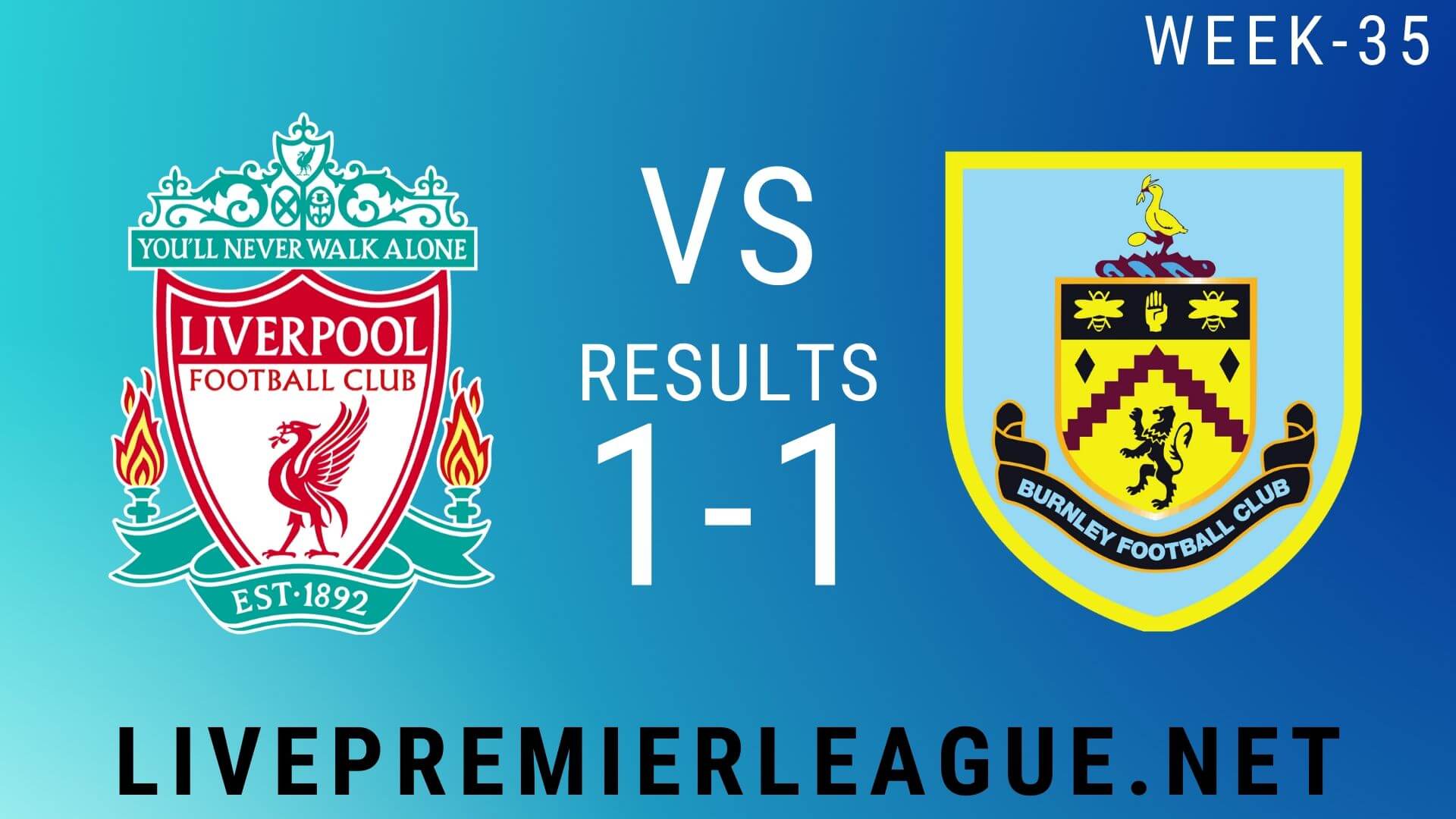 Liverpool Vs Burnley | Week 35 Result 2020