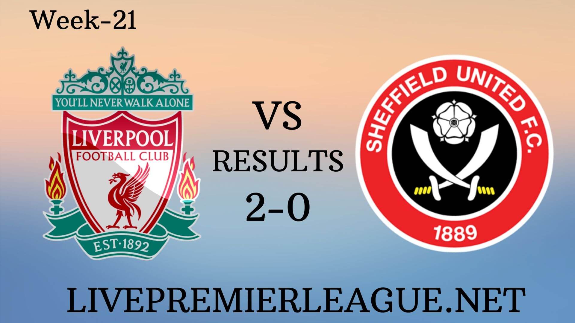 Liverpool Vs Sheffield United | Week 21 Result 2019