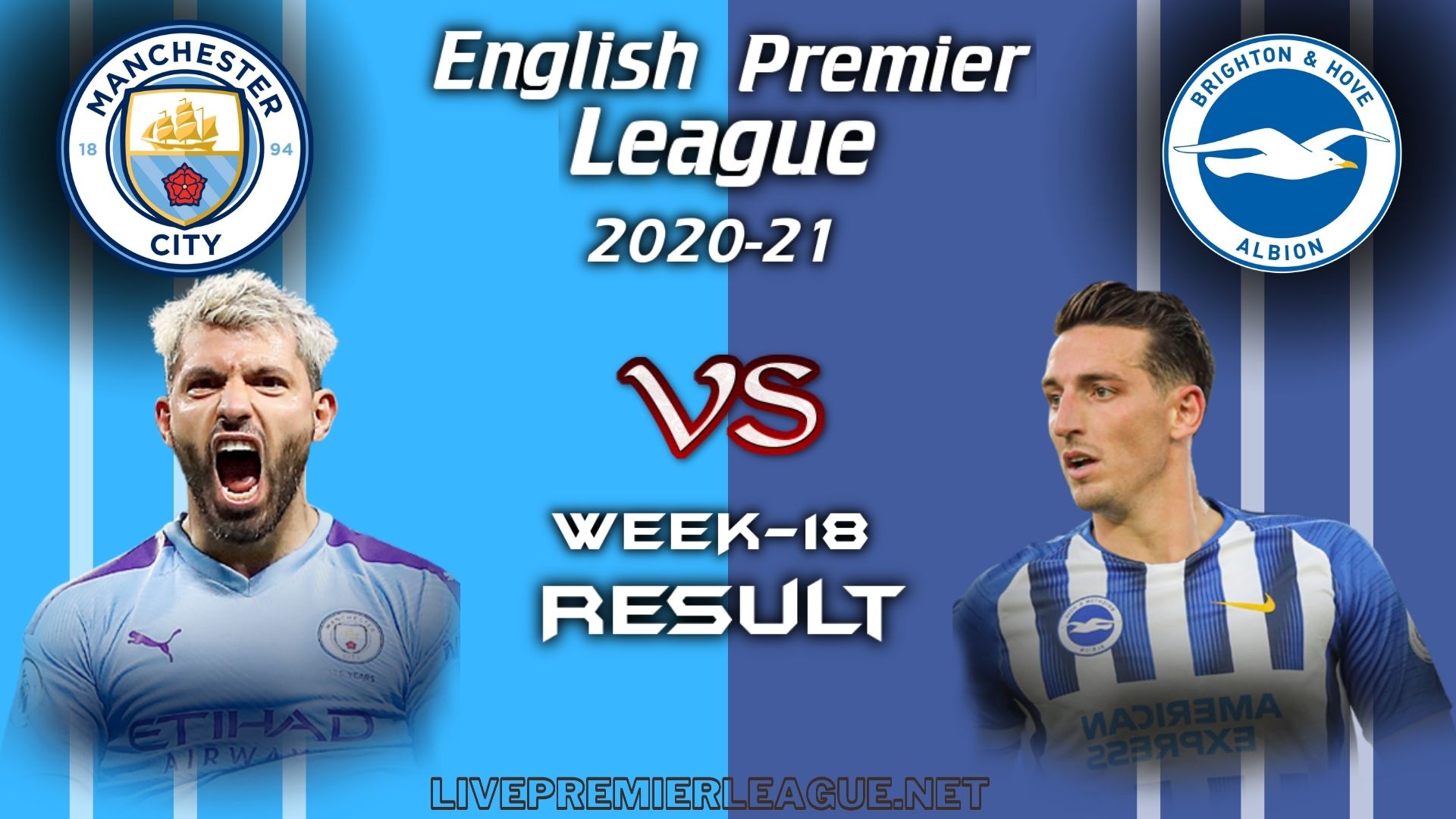Manchester City Vs Brighton and Hove Albion | EPL Week 18 Result 2021