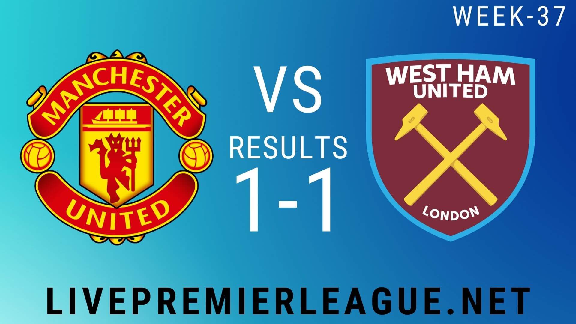 Manchester United Vs West Ham United | Week 37 Result 2020