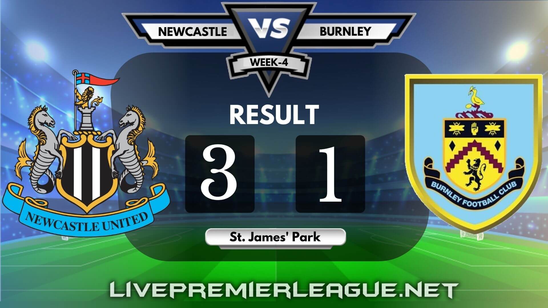 Newcastle United Vs Burnley | Week 4 Result 2020