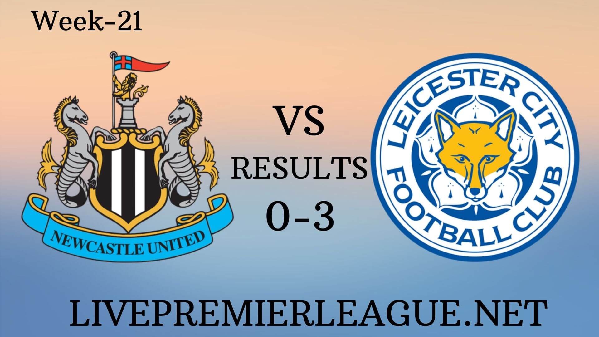 Newcastle United Vs Leicester City | Week 21 Result 2019