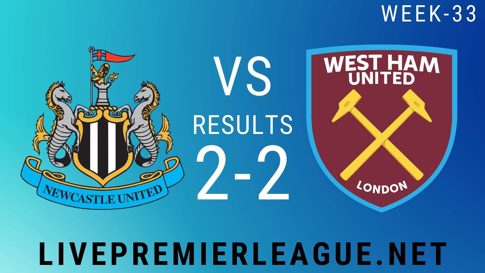 Newcastle United Vs West Ham United | Week 33 Result 2020