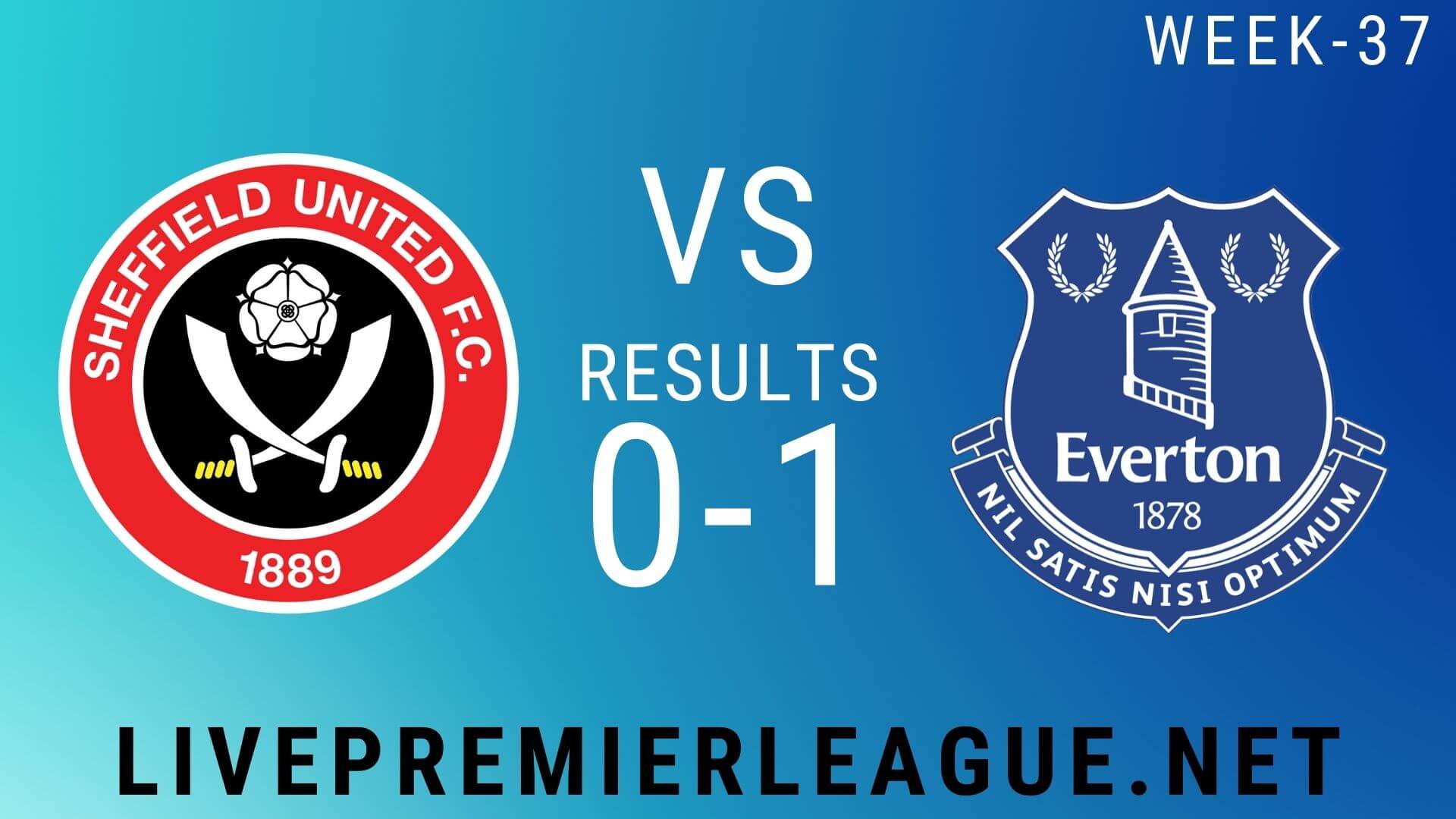 Sheffield United Vs Everton | Week 37 Result 2020