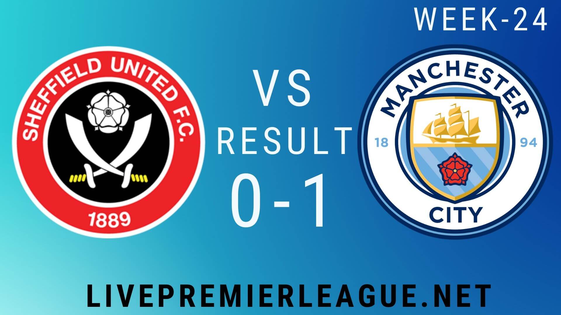 Sheffield United Vs Manchester City | Week 24 Result 2020