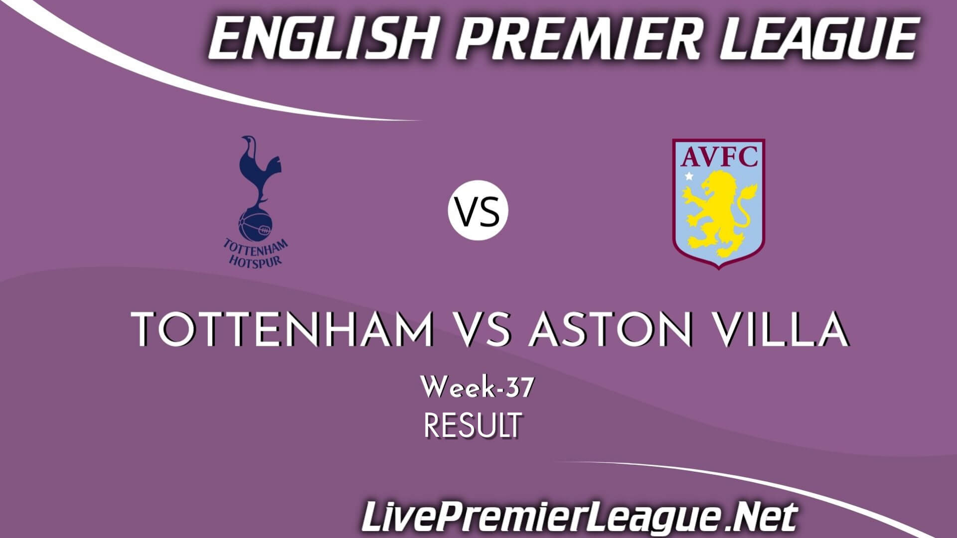 Tottenham Vs Aston Villa Result 2021 | EPL Week 37