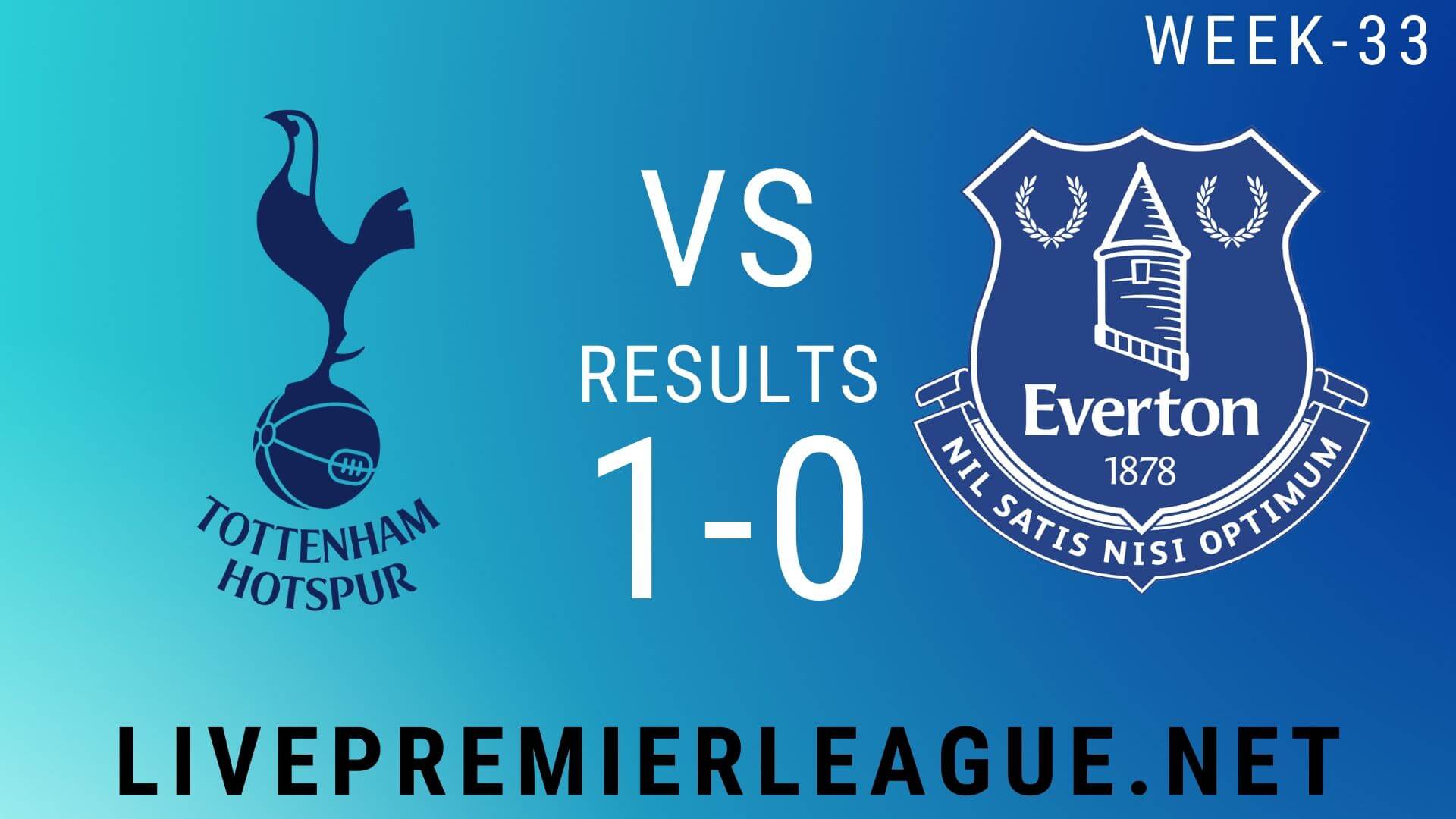 Tottenham Hotspur Vs Everton | Week 33 Result 2020