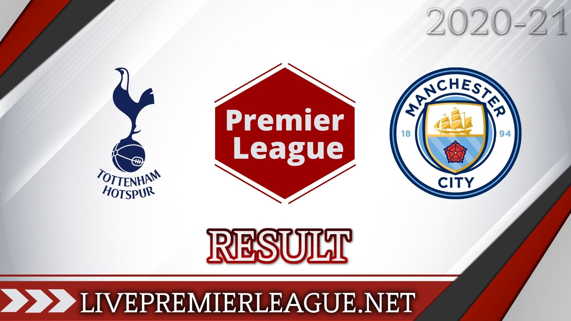 Tottenham Hotspur Vs Manchester City | Week 9 Result 2020